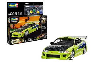 Revell 1/25 Fast &amp; Furious Brian's 1995 Mitsubishi Eclipse Scaled Plastic Model Starter Kit