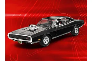 Revell 1/25 Fast &amp;amp; Furious Dom&amp;#039;s 1970 Dodge Charger Scaled Plastic Model Starter Kit image 2