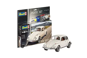 Revell 1/32 VW Beetle Scaled Plastic Model Starter Kit