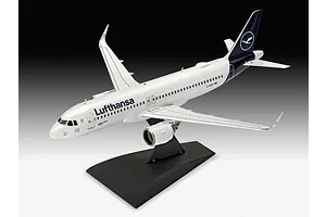 Revell 1/144 Airbus A320neo Lufthansa &amp;quot;New Livery&amp;quot; Scaled Plastic Model Starter Kit image 2