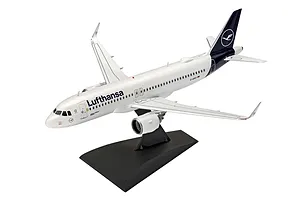 Revell 1/144 Airbus A320neo Lufthansa &amp;quot;New Livery&amp;quot; Scaled Plastic Model Starter Kit image 3