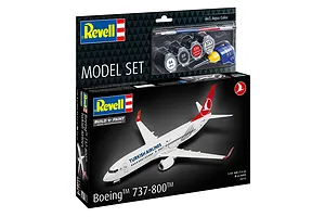 Revell 1/144 Boeing 737-800 &amp;quot;Turkish Airlines&amp;quot; Scaled Plastic Model Starter Kit image 8