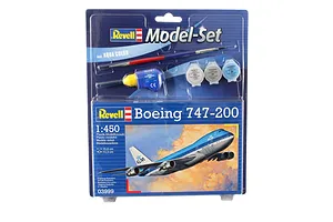 Revell 1/450 Boeing 747-200 Jumbo Jet Scaled Plastic Model Starter Kit image 4
