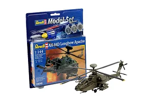 Revell 1/144 AH-64D Apache Longbow Helicopter Scaled Plastic Model Starter Kit