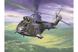Revell 1/144 Westland Puma HC.1 Helicopter Scaled Plastic Model Starter Kit