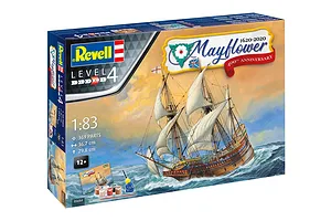 Revell 1/83 Mayflower - 400th Anniversary Scaled Plastic Model Starter Kit image 150751