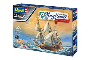 Revell 1/83 Mayflower - 400th Anniversary Scaled Plastic Model Starter Kit image 150753