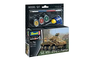 Revell 1/76 Sd.Kfz. 234-2 Cougar Scaled Plastic Model Starter Kit image 8
