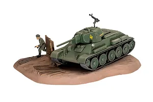 Revell 1/76 T-34-76 Model 1940 Scaled Plastic Model Starter Kit image 6