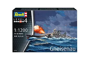 Revell 1/1200 Gneisenau Battleship Scaled Plastic Model Starter Kit image 10