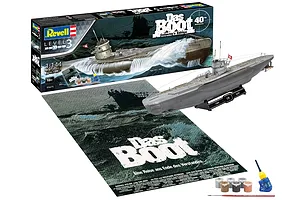 Revell 1/144 Das Boot U96 Submarine 40th Anniversary Scaled Plastic Model Starter Kit