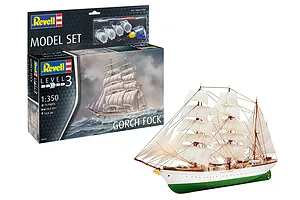 Revell 1/350 Gorch Fock Scaled Plastic Model Starter Kit