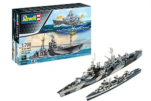 Revell 1/700 USS Fletcher &amp; USS Indianapolis - Pacific Warriors Scaled Plastic Model Starter Kit