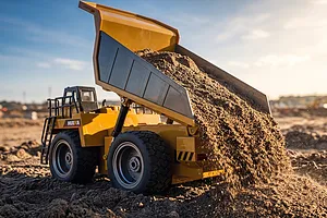 HuiNa 1533 Dump Truck RC Truck Electric 4WD 1/18 Scale RTR image 151102