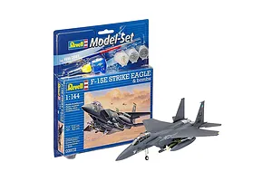 Revell 1/144 F-15E Strike Eagle with Bombs Scaled Plastic Model Starter Kit