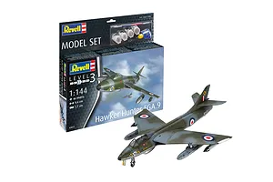 Revell 1/144 Hawker Hunter FGA.9 Scaled Plastic Model Starter Kit