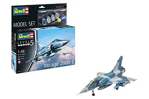 Revell 1/48 Dassault Mirage 2000 C Scaled Plastic Model Starter Kit