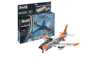 Revell 1/48 F-86D Sabre Dog Scaled Plastic Model Starter Kit