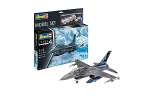 Revell 1/72 Lockheed Martin F-16D Tigermeet 2014 Scaled Plastic Model Starter Kit