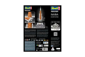 Revell 1/144 NASA Artemis Space Launch System (SLS) Scaled Plastic Model Starter Kit image 151596