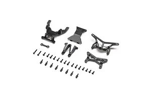 Losi Front &amp; Rear Towers, Bumper: Micro-B
