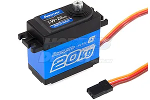 Power HD Standard LW-20MG 20kg Metal Geared Waterproof Servo image 15168