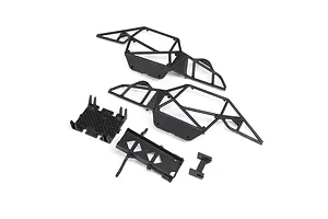 Axial Cage Sides, Skid Plate, Battery Tray: Gilamon AXP8