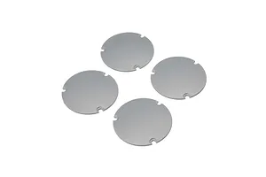 Losi Wheel Cover Set, Silver: 22S Sprint
