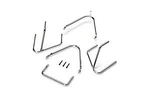 Losi Bumper Set, Chrome: 22S Sprint