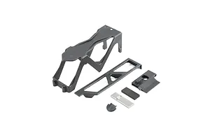 Losi Battery Tray,Door, Lock, 2S Spacer: Baja Rey