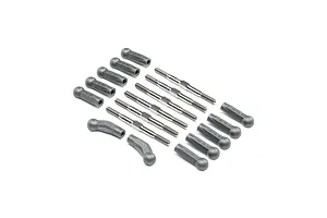TLR HD Turnbuckle Kit, Titanium: 22 5.0