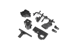 Axial Motor Mount, Trans Case &amp; Linkage: 1/10 SCX10 PRO Comp Scaler