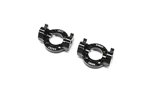 Losi Black Aluminium 0 Deg Spindle Carrier Pair, LMT, Tuned LMT