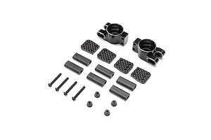 TLR Rear Hub, Aluminum: 8X, 8XE 2.0