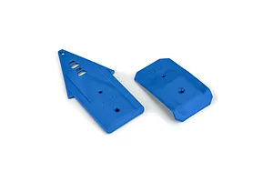 Pro-Line Bash Armor Front/Rear Skid Plates (Blue) for ARRMA 3S Vehicles