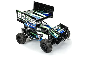 Pro-Line 1/10 Light Weight Clear Wing Set: Losi 22S Sprint Car image 152136