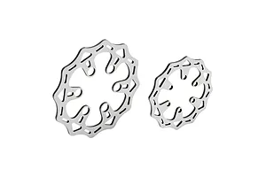 Pro-Line 1/4 Euro Style Steel F/R Brake Rotor Set: Promoto-MX/SM