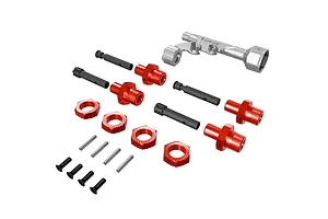 ARRMA 17mm Wheel Hex Conversion for Threaded Axles (+10mm Offset)