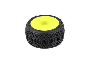 Pro-Line 1/24 Electron 2.0 Buggy F/R Tires Mounted 7mm Yellow (4): Micro-B image 152187