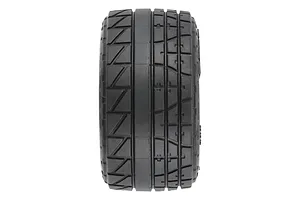 Pro-Line 1/18 Menace F/R Street Tires MTD 12mm Black Raid (4): Granite GROM image 152191