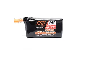 Spektrum 11.1V 650mAh 3S 50C Smart G2 Trail Pro LiPo Battery: IC2 image 152284
