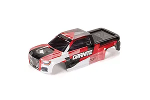 ARRMA 1/10 Granite 4X4 Clipless Painted Body Shell - Red