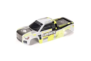 ARRMA 1/10 Granite 4X4 Clipless Painted Body Shell - Yellow
