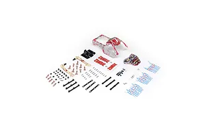 Losi 1/18 Mini LMT Zombie Painted Body Shell - White