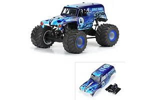 Pro-Line 1/8 Grave Digger Ice Painted Body Shell - Blue