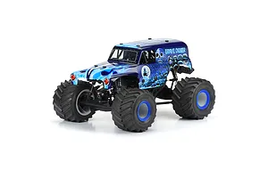 Pro-Line 1/8 Grave Digger Ice Painted Body Shell - Blue image 152381