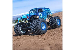 Pro-Line 1/8 Grave Digger Ice Painted Body Shell - Blue image 152385
