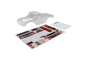 ARRMA 1/10 Quake 223S Unpainted Body Shell - Clear