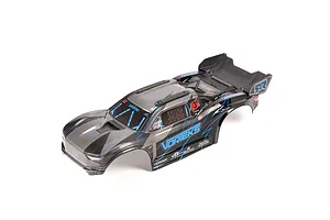 ARRMA 1/10 Vorteks 2WD Clipless Painted Body Shell - Blue/Black