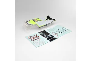 Losi 1/8 8XTE Unpainted Body Shell - Clear/Yellow